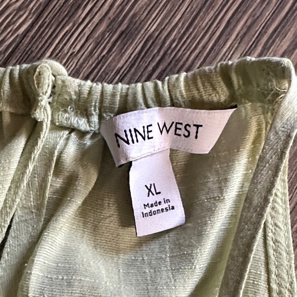 Nine West Light Green Halter Tank Top - Picture 2 of 8